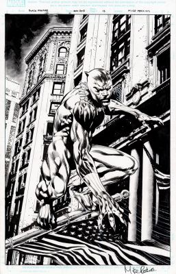Perkins, Mike - Black Panther Annual 2018 p.12 | Comic Book Art Gallery
