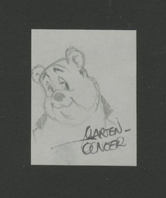 Toonder, Marten - 1 Original preliminary drawing - Tom Poes & Heer Bommel - Heer Bommel - gesigneerd (jaren 1970)