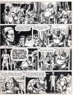 Malik | Planche à l’encre de Chine représentant une… | Millon