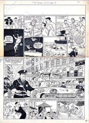 Ache, Jean (Jean Huet) - 1 Original page - Nic et Mino - 1958 | Catawiki