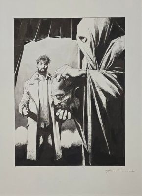 Roi, Corrado - 1 Original drawing - Dylan Dog - Progetto 666 - "Grand Guignol"