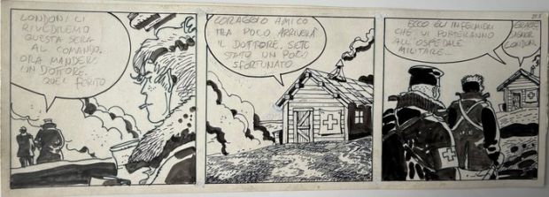 Pratt, Hugo - 1 Strip original - Corto Maltese - La Jeunesse de Corto - 1981 | Catawiki