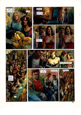 Berlion, Olivier - 1 Original page + original colour - Histoire d’en ville T1 - 2000 | Catawiki
