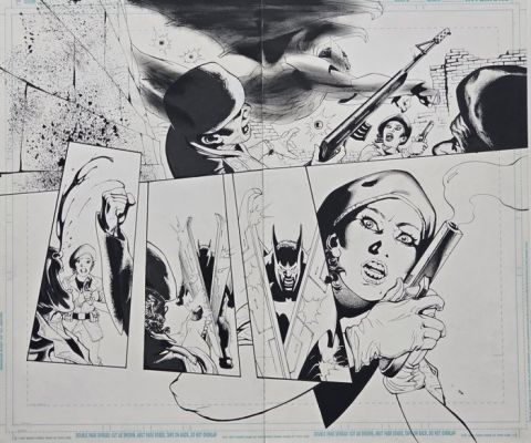 Fiorentino, Fabrizio - 1 Original page - Double page Batwing #15 pag.8/9 - pg 3 | Catawiki