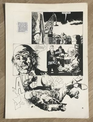 Gustavo Trigo - 1 Original page - Nick Raider