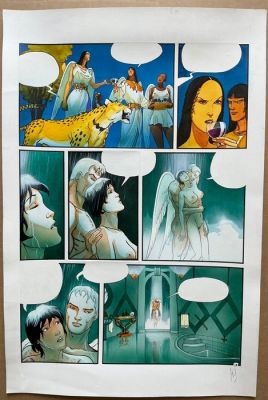 Reculé, Henri - 1 Original colour page - Les Immortels - La Volonté du mal - 2001 | Catawiki
