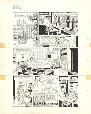 Philippe Wurm | Planche originale n°11 - L’Affaire Claudius - Les Rochester | Daniel Maghen