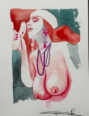 Candita, Giuseppe - 1 Original drawing - G.candita - La belle époque “ Lara ” - 2026 | Catawiki