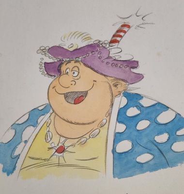 Tabary, Jean - 1 Original colour drawing - Iznogoud - Le Calife Haroun El Poussah - 1984 | Catawiki