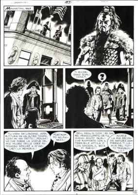 Dotti, Maurizio - 1 Original page - Dampyr #127 - "American Museum" - 2010 | Catawiki