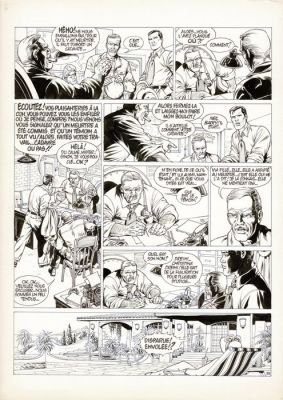 Mitton, Jean-Yves - 1 Original page - De Silence et de Sang T6 - Omerta - 1992 | Catawiki