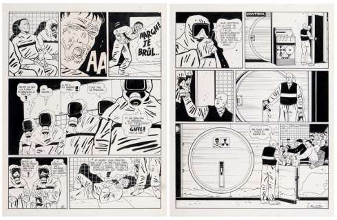 Montellier (Chantal) | Blues, ensemble de deux planches n°54 et 55 à… | Millon