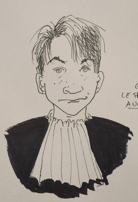 Gibrat, Jean-Pierre - 1 Original drawing - Goudard et la parisienne | Catawiki