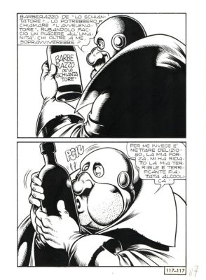 Piffarerio, Paolo - 2 Original page - Alan Ford #117 - "Superciuk vive ancora" - 1979 | Catawiki