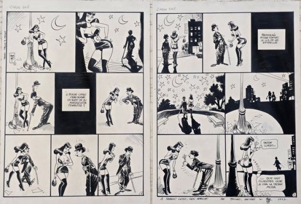 Jordie Bernet - 2 Original page - Chiara di notte - Storia Completa | Catawiki