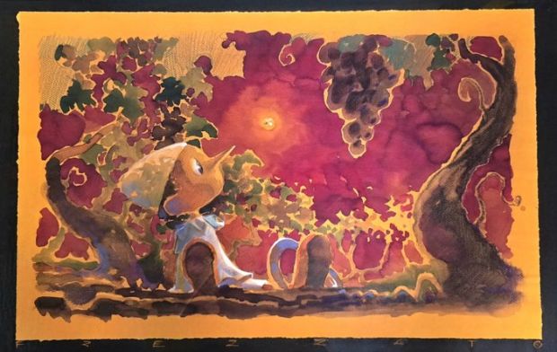 Frezzato, Massimiliano - 1 Original colour drawing - Pinocchio - 2011