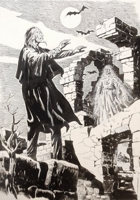 Muzzi, Virgilio - 1 Original drawing - Tex Willer - Yama: il figlio di Mefisto | Catawiki
