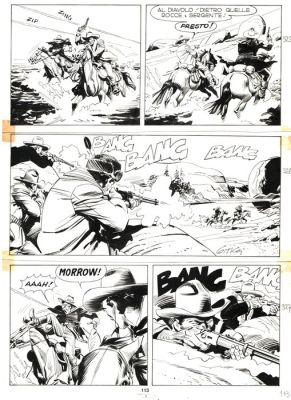 Ticci, Giovanni - 1 Original page - Tex #271 - "Bandoleros!" - 1983 | Catawiki