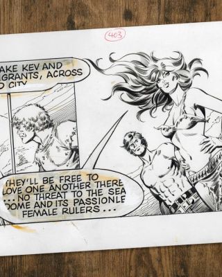 Romero, Enric Badia - AXA - Daily Strip #477 – Published Original Comic Strip – 1980 | Catawiki