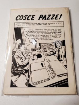 Zack, La Neve - Tables et pages originales - Sexy Erotic Comic - " Cosce Pazze" Storia Erotica XxX Originale - 1986 | Catawiki