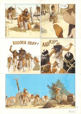 Christian Rossi | Comanche Trail, Planche originale n° 117 | Daniel Maghen