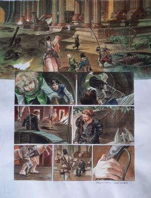 Zuccheri, Laura - 1 Original colour page - Thellus - 2020 | Catawiki