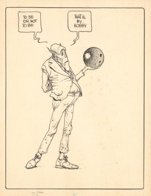 Moebius | Illustration originale | Daniel Maghen