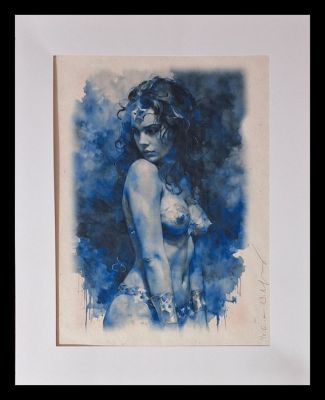Emma Wildfang - Blue Silence - Series “Icons Unveiled” | Catawiki