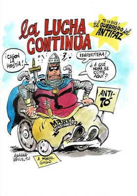 Carlos Azagra | Original drawing: El Guerrero del Antifaz – Azagra y Revuelta | Origin Of Comics