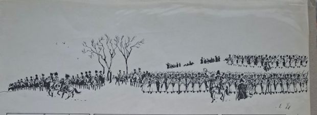Vladimir Aleksic - 1 Original page - Souvenir de la grande armee - Il faut venger Austerlitz - 2007 | Catawiki