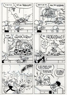 Fabrice Erre | Planche originale "Réseau-boulot-dodo" (Fluide gl... | Les dessinateurs