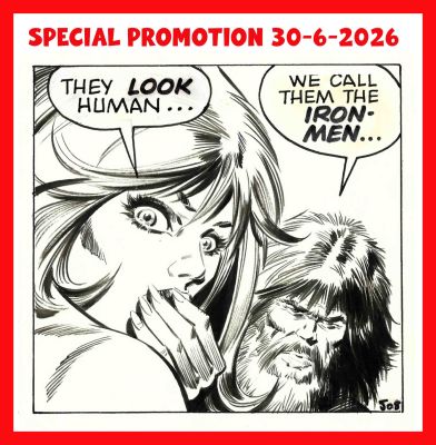 Enric Badia Romero | Axa: The Brave / Original daily strip #508 – Double strip – Romero | Origin Of Comics