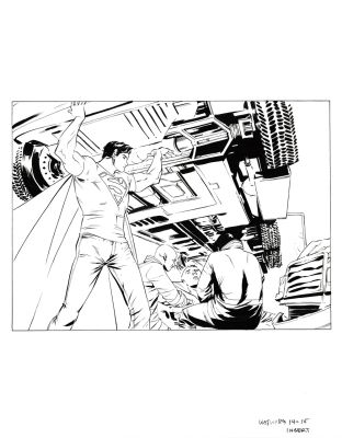 Marcus To | The World According to Superman Page 14- 15 Insert | The Artist Bullpen