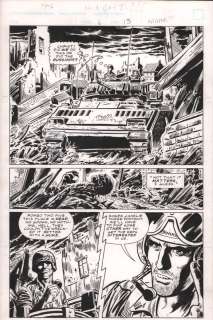 Gerald Forton, Rod Whigham | Team Yankee #6 P.13 - Tank in War-Torn Ruins - 1989 | Anthony’s Comic Book Art