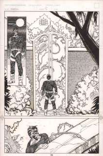 Denys Cowan, Paul Guinan - Sable #5 P.13 - ‘Fatal Mistakes‘ Story - Ornate Door - 1988