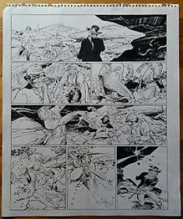 Boucq, François | original plate (p.17)  - Bouncer volume 6 | Catawiki