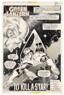 Original Art, MIKE GRELL, Green Lantern Splash from | PBA Galleries