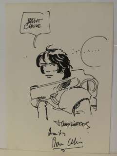 Mézières - Dessin Dessin dédicace  de Valerian sur papier au feutre noir signé [...] | Arthema Auction