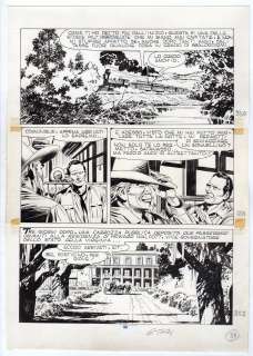 Giovanni Ticci | Tavola originale per Tex 297 ‘Gli avvoltoi’. Cm. 25,5 x 35. SBE 1985. Pag. 88. Firmata | Art e Fumetto