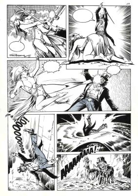 Enric Badia Romero | Romero – Original page Axa: Freak Show | Origin Of Comics
