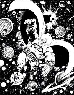 Al Milgrom, Jim Starlin | Warlock #15 Last Page (Homage Pinup By Starlin & Milgrom!) | Romitaman