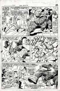Jack Kirby, Vince Colletta | Thor #128 P 11 (Early Hercules Appearance Battling in Every Panel Against Pluto & His Monsters!) Large Art -1965 | Romitaman