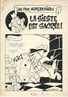 Lellbach, G. | 16x original plates  - Tom & Jerry  - Les Deux Mousquetaires (1974) | Catawiki