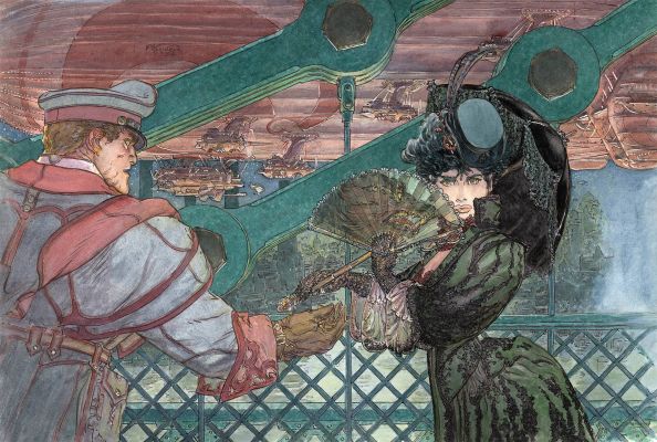 Michael Kaluta | MIKE KALUTA 2015 SOULLESS FANTASY COVER | Tri-State Original Art