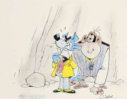 Saive | Chaminou, illustration au feutre et crayons de… | AZ auction