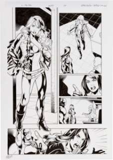 Emanuela Lupacchino and Guillermo Ortego X-Factor #230 Page 6 Pencils and Inks Original Art Group of 2 (Marvel, -