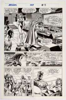 Paul Ryan and Tom Palmer Avengers #308 Story Page 9 Original Art (Marvel, 1989).... | Heritage