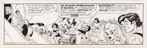 Al Capp Studios Li’l Abner Daily Comic Strip dated 9-8-67 (News Syndicate, 1967). Shucks! Evr’y one knows that - | Heritage
