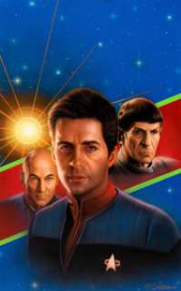 Keith Birdsong Star Trek New Frontier #1 "House of Cards" Cover Original Art (Pocket Books, 1997). - | Heritage