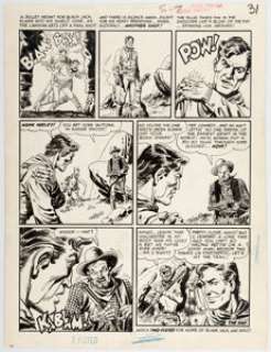 John Severin Two-Fisted Tales #39 Story Page 7 Original Art (EC, 1954). Dramatic closing page from - | Heritage
